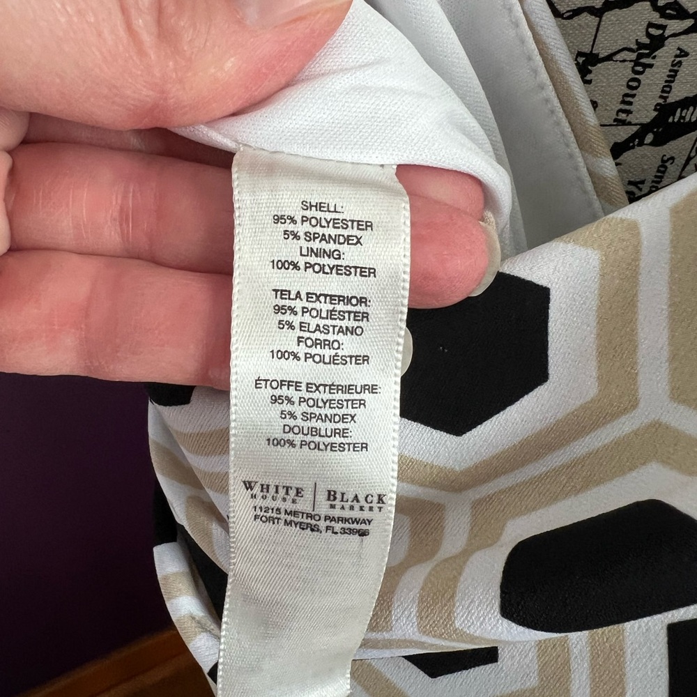 7 for $30 White House Black Market Long Sleeve Dress - Picture 7 of 8